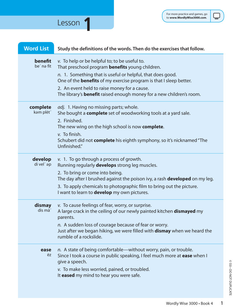 Wordly Wise 3000 (4th. Ed.) Gr. 4, Student - Image 2