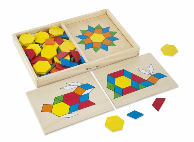 Pattern Blocks and Boards Creative Activity Set