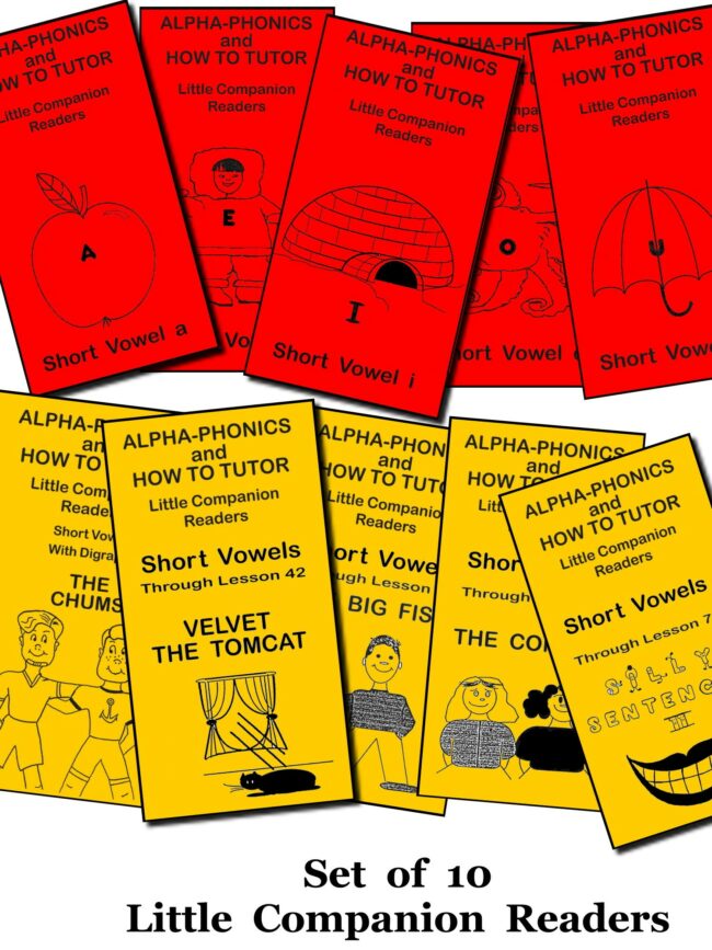 Alpha Phonics Little Companion Readers - 10 Volumes