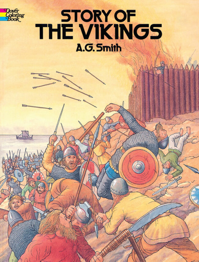 The Story of the Vikings Coloring Book